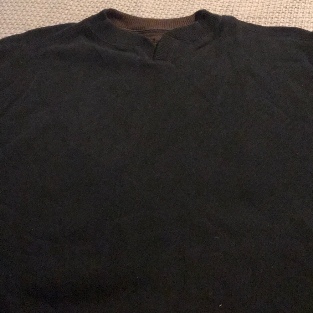 Tommy Bahama Reversible Pullover XXL Black/Brown